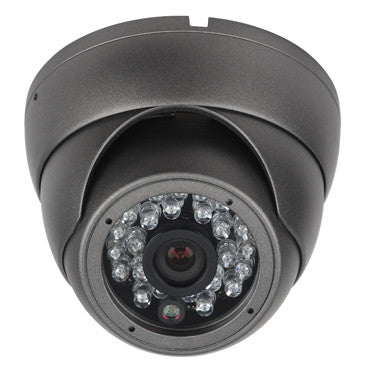 HD 3MP TVI DAY NIGHT WEATHERPROOF IR FIXED LENS DOME CAMERA BLACK