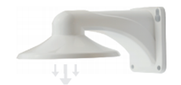 WHITE WALL MOUNT BRACKET FOR ISI-DVRT-3MPW