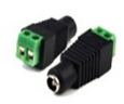 DC FEMALE POWER CONNECTOR WITH CLIP-ON DESIGN