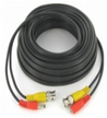 50 FT. PREMADE RG59 & POWER CABLE COMBO BLACK COLOR CCTV CABLE