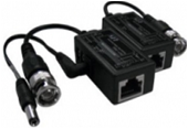 PASSIVE VIDEO BALUN WITH POWER PTZ AND AUDIO